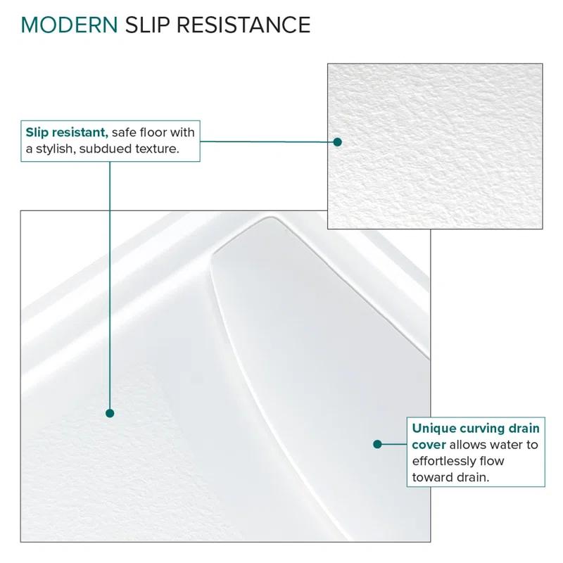 Transolid FSLB6032L-01 Transolid 60-in x 32-in Cast Solid Surface Tub Replacement Base Linear