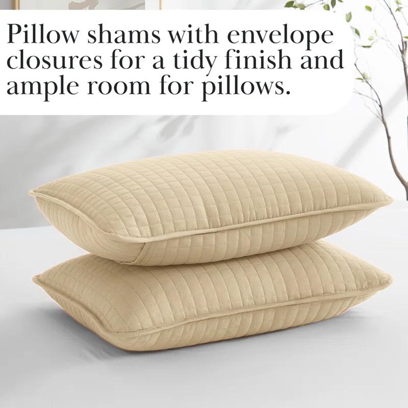 SouthShore Fine Linens Vilano Springs ® Oversized, light-weight Hotel Quality Quilt Set with matching shams