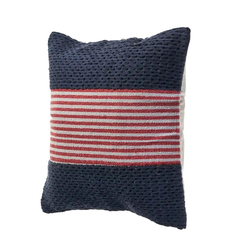 Atlas Textured Cotton Throw Pillow