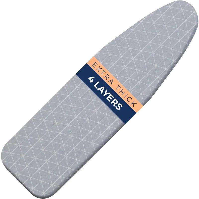 happhom 12 x 30 Tabletop Ironing Board Cover with Elasticized Edges, Fits Small, Table Top and Mini Boards