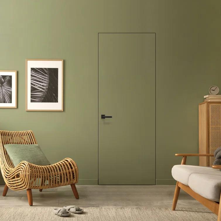 Belldinni Invisible Frameless Door Manufactured Wood Solid Core Regular Interior Door