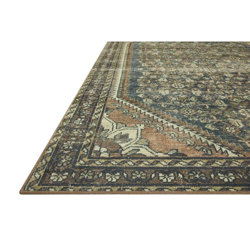 Banks I Rug by Magnolia Home by Joanna Gaines x Loloi - Denim and Clay / 2'6" x 7'6" Runner