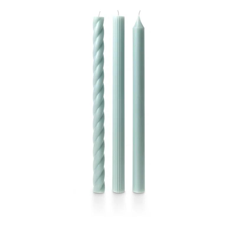 ILLUME Beautifully Done Unscented Assorted Candle Tapers 3-Pack