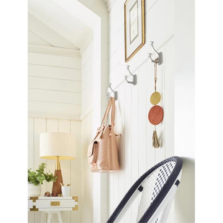 Amerock Alder Transitional Double Prong Decorative Wall Hook