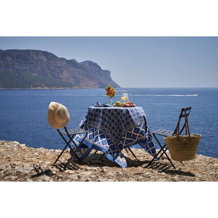 Couleur Nature Azulejo Rectangle Cotton Tablecloth | Perigold