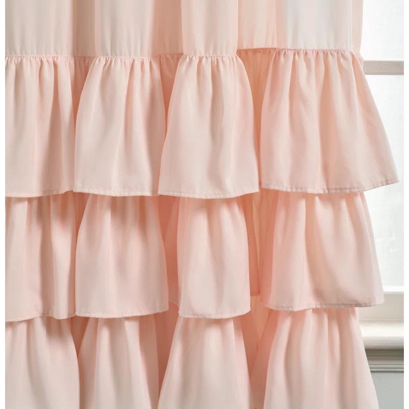 Lush Decor Polyester Sheer Curtain Pair (Set of 2)