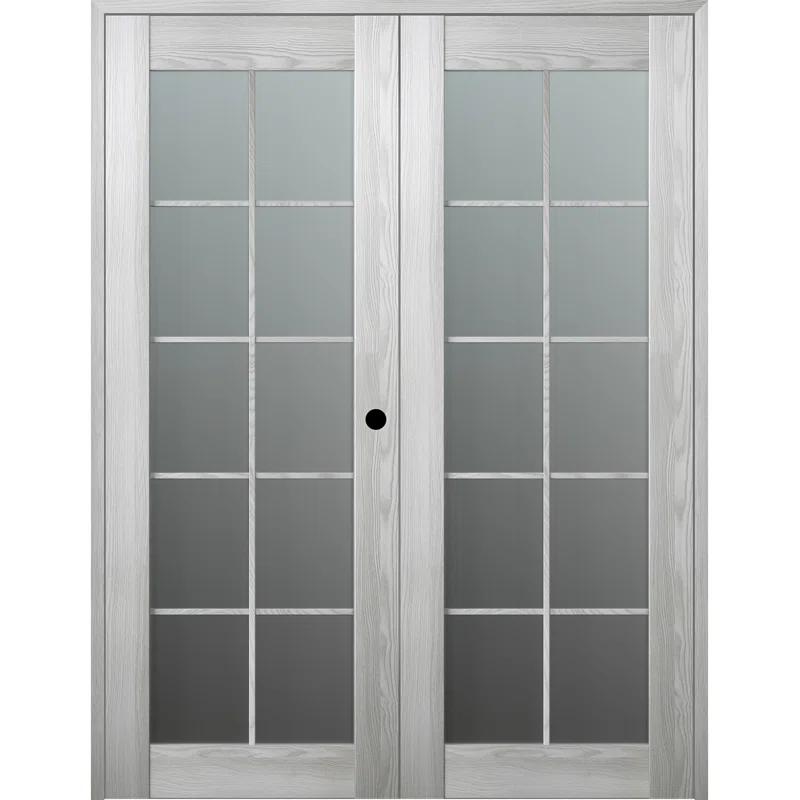 Belldinni Avon 10 Lite Solid + Manufactured Wood Paneled French Doors