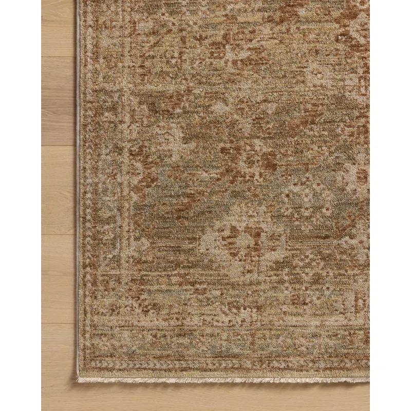 Junie III Rug Magnolia Home by Joanna Gaines x Loloi - Spice and Multi / 9'6" Round