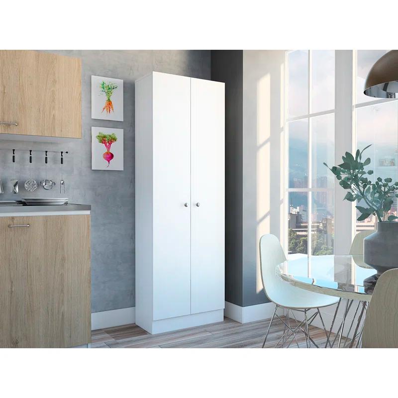 Plymouth 71-inch Multistorage Kitchen Cabinet with 5 Shelves