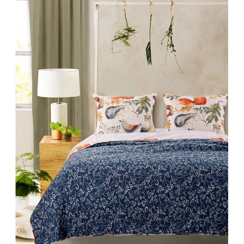 Barefoot Bungalow Willow Reversible Quilt Set