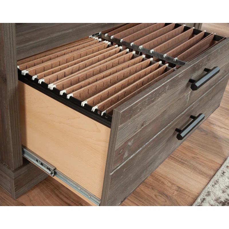 Aspen Post 47.09'' Wide 1 - Drawer Filing Credenza with Cable Management