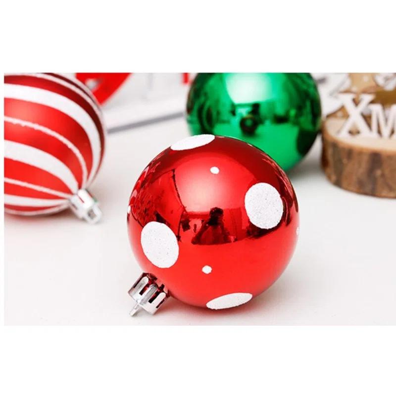 WS at Home 30 Piece Shatterproof Ball Ornaments Set