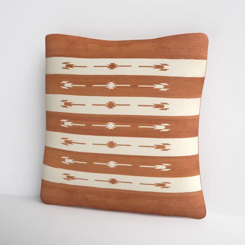 Estela Striped Cotton Throw Pillow