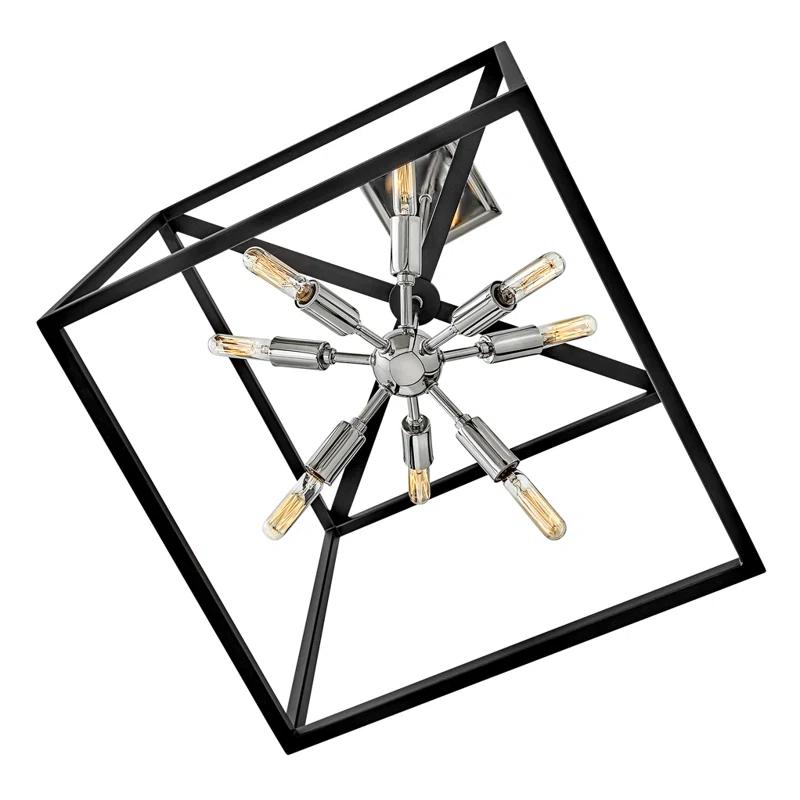 Hinkley Aros 9-Light Cube Pendant