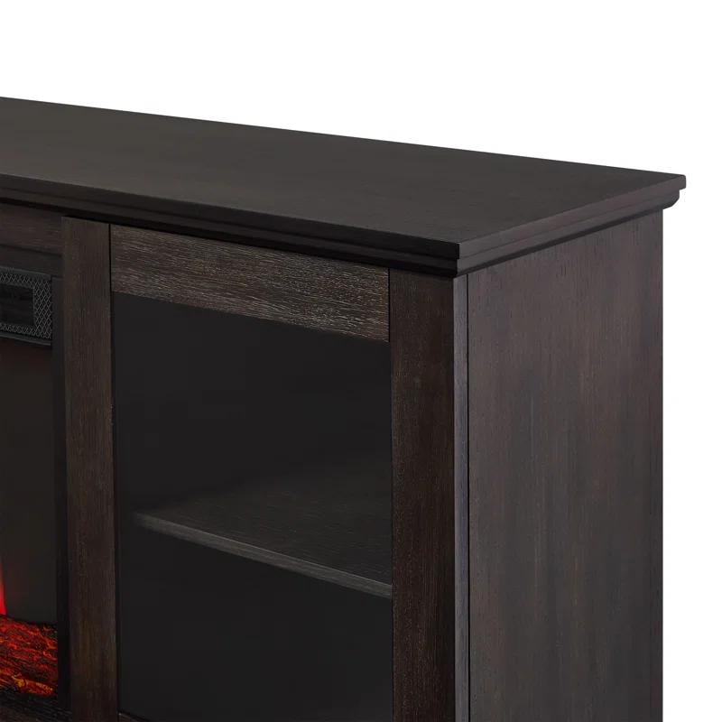 Real Flame Benjamin 81" Landscape TV Stand with Electric Fireplace by Real Flame