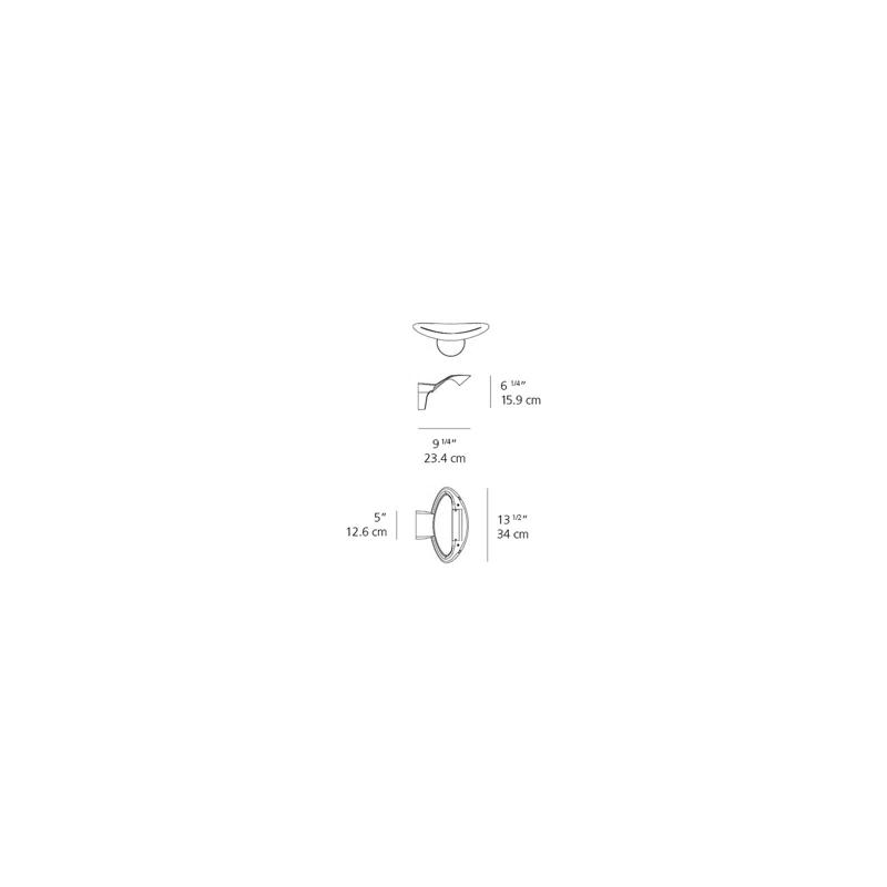 Artemide Mesmeri Wall Sconce by Eric Solé