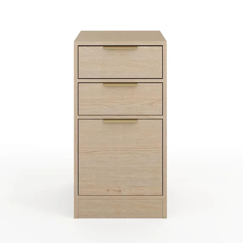 Martha Stewart Martha Stewart Kayden Home Office Modular 3 Drawer File Cabinet