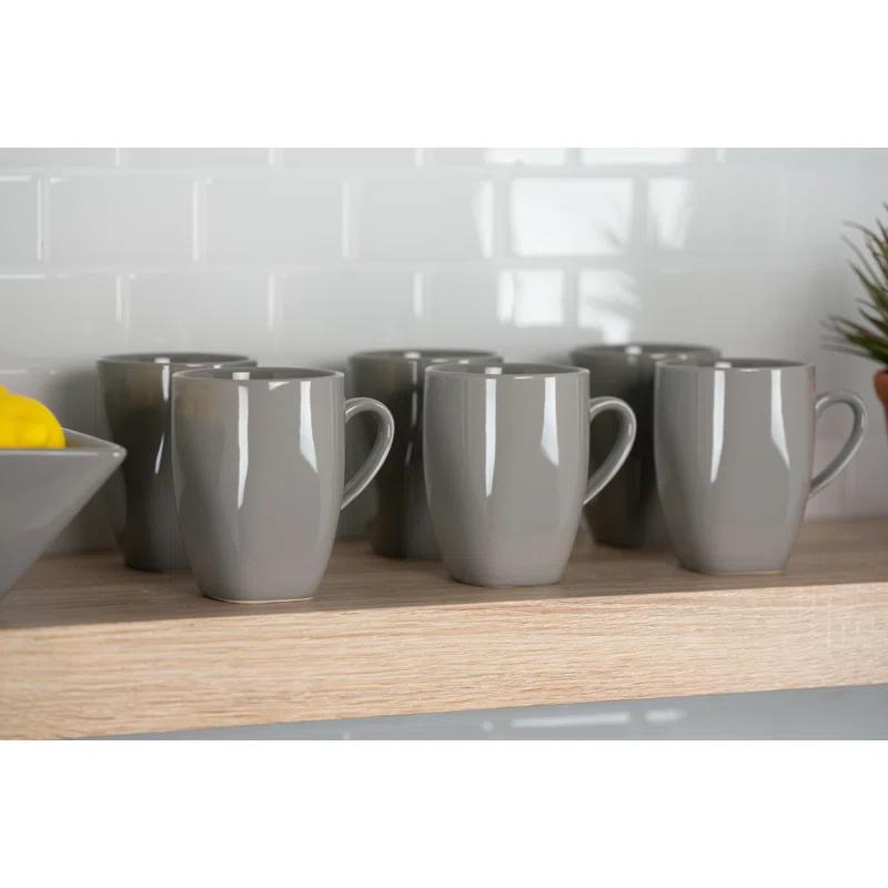 Ten Strawberry Street Nova Square Stoneware 38 Piece Dinnerware Set, Service for 6