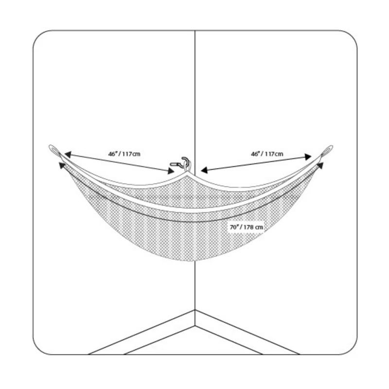 3 Sprouts 3 Sprouts - Toy Hammock for Stuffed Toys with Hooks - Beige