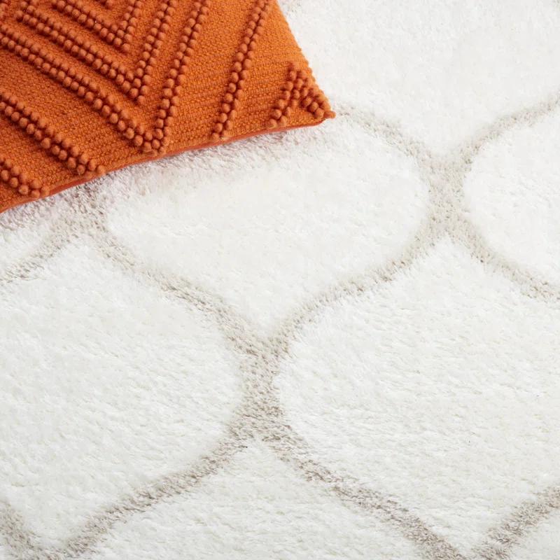 Red Barrel Studio® Tahoe Shag Performance Geometric Rug