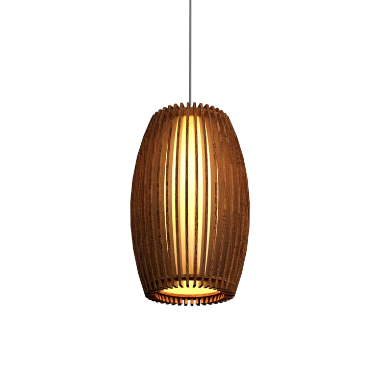 Accord Lighting Stecche Di Legno 1 - Light Single Pendant