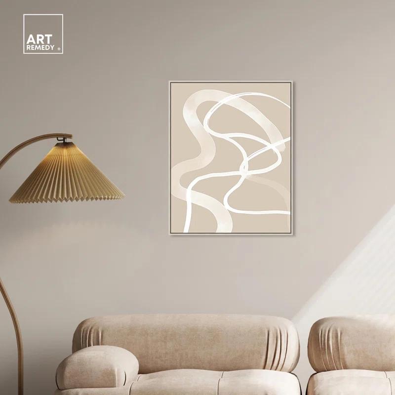 Art Remedy Minimal Lines Poster Canvas Boho Minimalist Abstract Art by Art Remedy