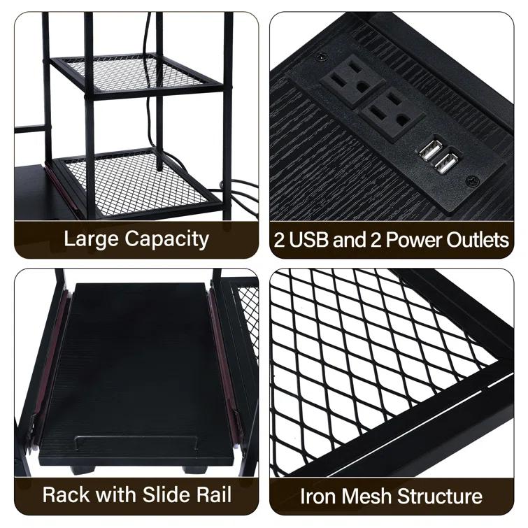 TC-HOMENY 28'' H x 23.5'' W Printer Stand & Reviews | Wayfair