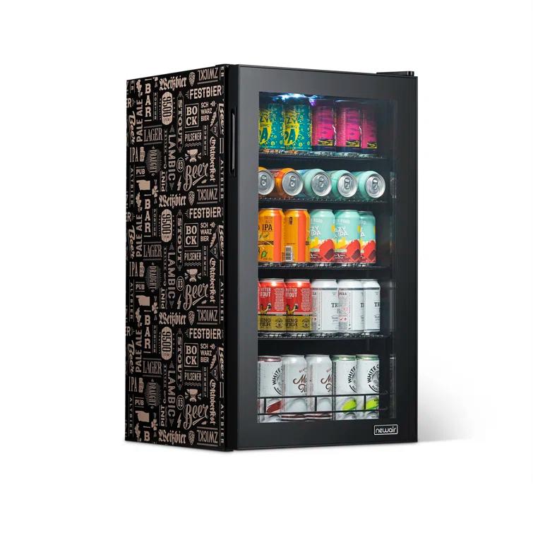 Newair Newair Custom Designed Freestanding 126 Can Beer Fridge with SplitShelf