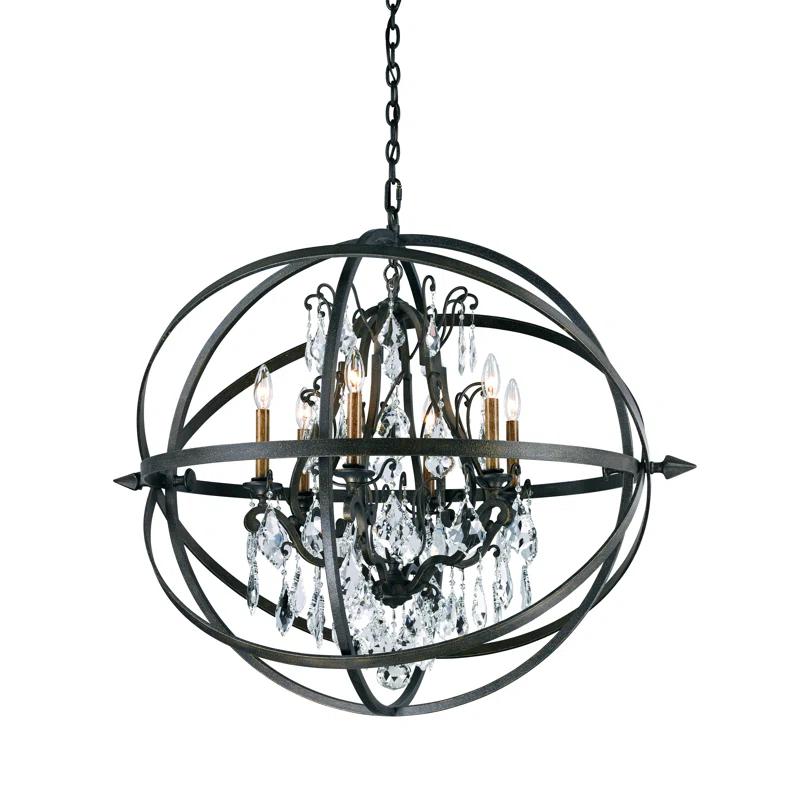 Troy Lighting Byron 6 - Light Globe Chandelier