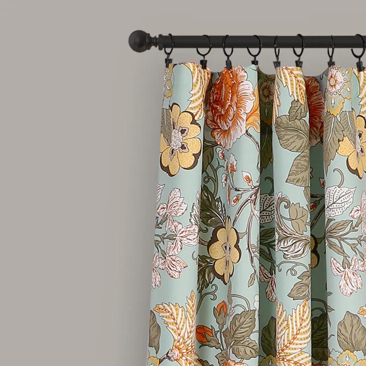 Lush Decor Polyester Room Darkening Curtain Pair (Set of 2)