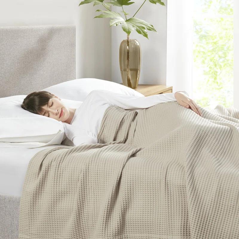 Waffle Weave Cotton Blanket