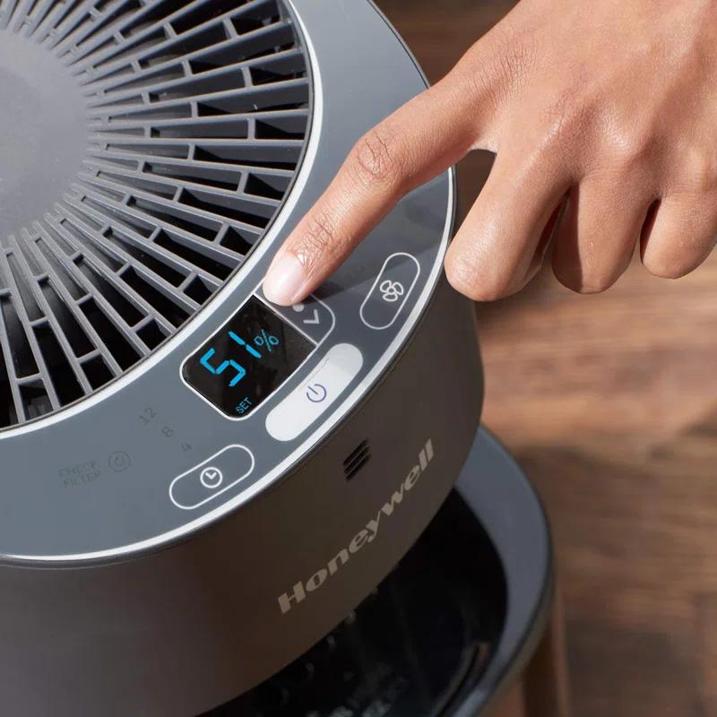 BEACHWATER POOL & SPA, LLC Top Fill Tower Humidifier, Digital Humidistat, Cool Mist Humidifier For Bedroom, Home Or Office With Space Saving Tower Design