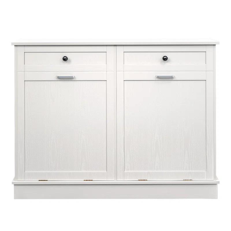 Double Tilt Out Trash Kitchen Cabinet