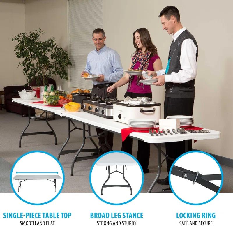 Lifetime 96'' Rectangular Portable Banquet Table