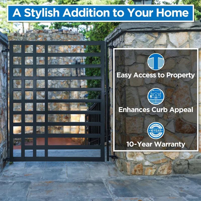 ALEKO 60'' H x 54'' W Metal Fencing with 1 Panel(s) Included