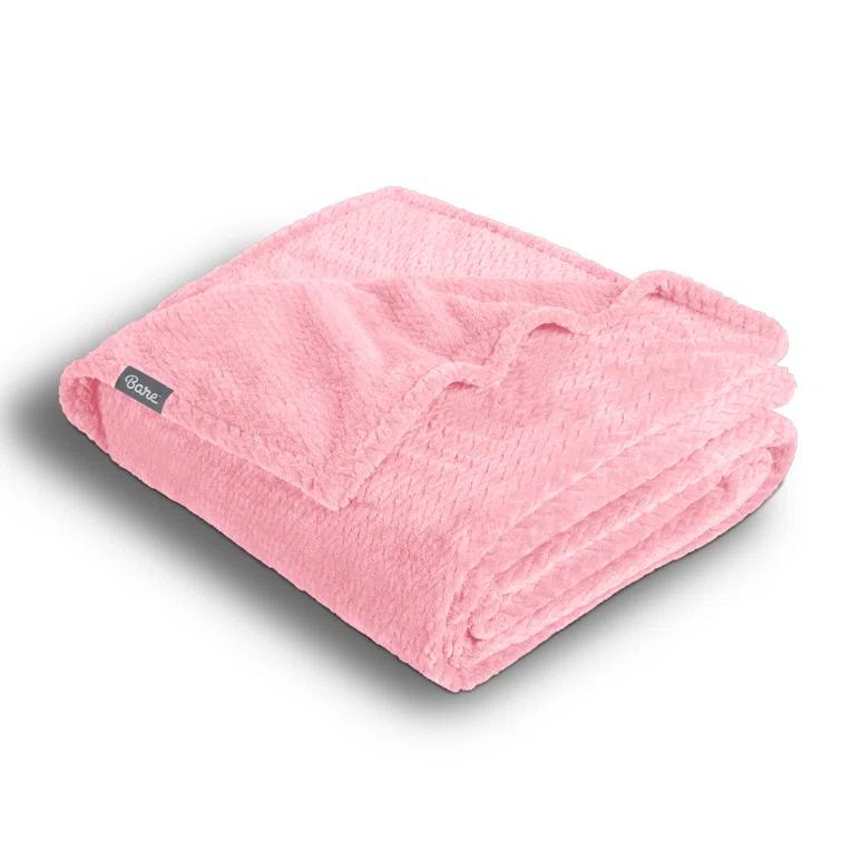 Bare Home Textured Microplush Blanket & Reviews | Wayfair