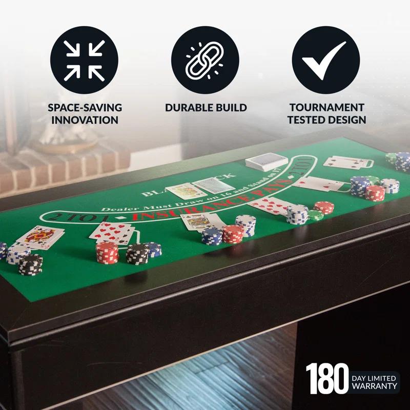 Hathaway Games 48" Monte Carlo Poker Table