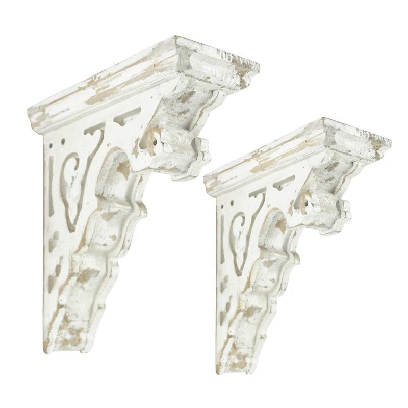 Ophelia & Co. Vintage Shabby Wood Corbels/ Brackets (Set of 2)