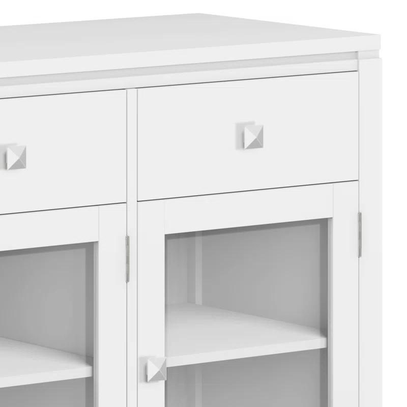 Simpli Home Cosmopolitan 54" SOLID WOOD Sideboard Buffet