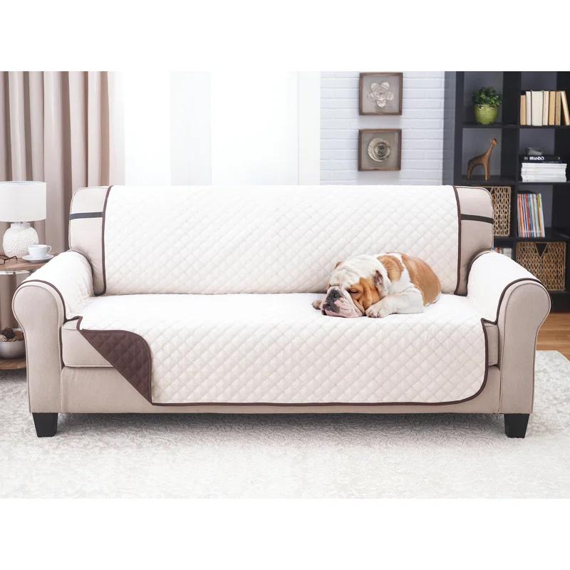 Symple Stuff Home Solutions Box Cushion Sofa Slipcover
