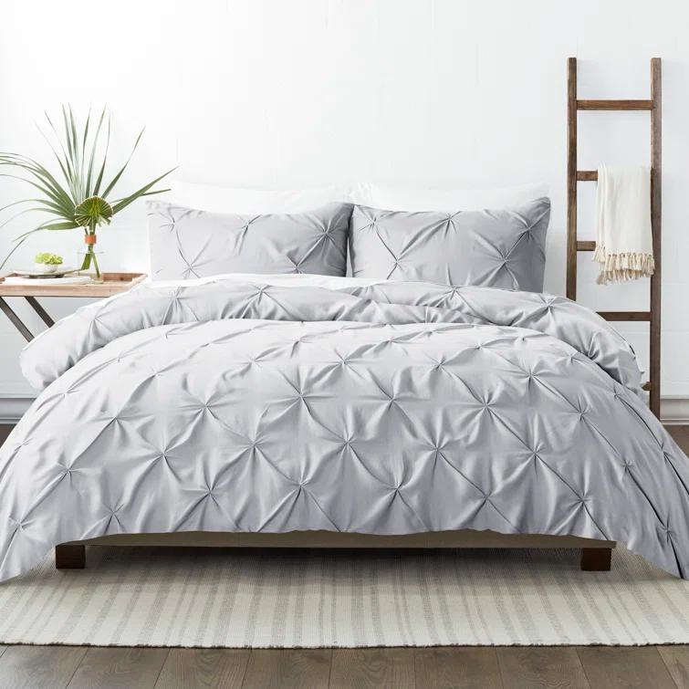 Becky Cameron Pinch Pleat Textured Duvet Cover Set