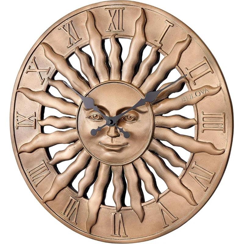 Bulova The Sunrise 14" Wall Clock | Wayfair