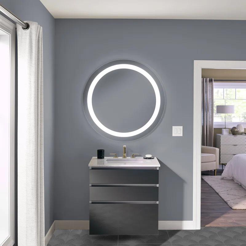 Robern Vitality Lighted Mirror Collection Modern & Contemporary Frameless Lighted Bathroom / Vanity Mirror