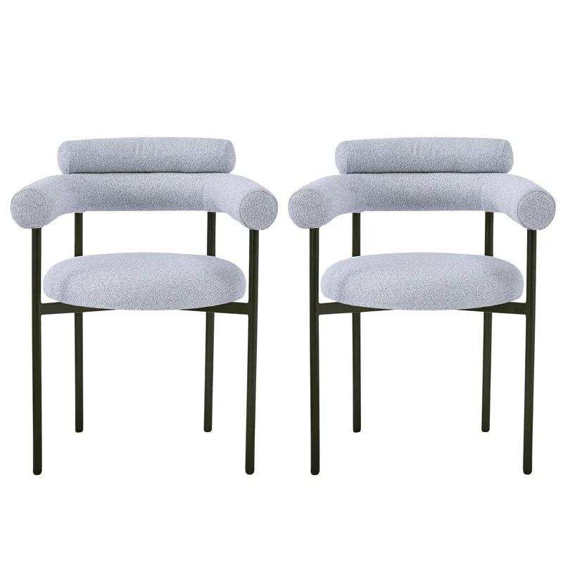 Christopher Knight Home Rylan Upholstered Armchair Dining Chairs
