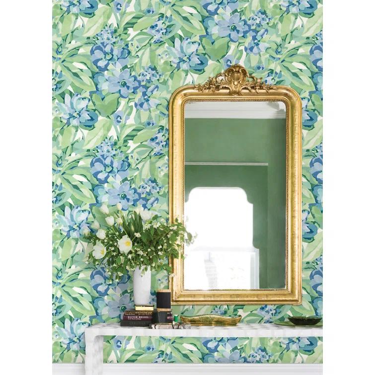 Caroline et Bettina Belles Fleurs Peel & Stick Floral Roll