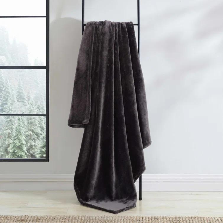 Eddie Bauer Eddie Bauer Ultra Lux Plush Solid Throw Blankets