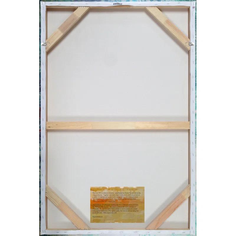 Highland Dunes " Coastal Floral Frenzy IV Premium " by Alan Hopfensperger