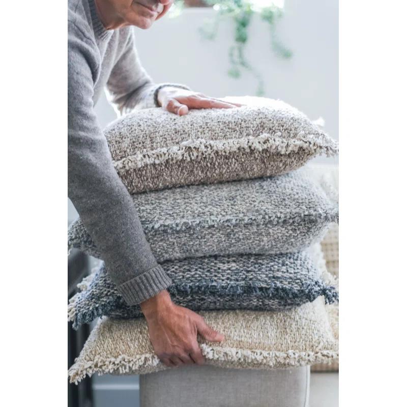 Pom Pom At Home Brentwood Frayed Throw Pillow