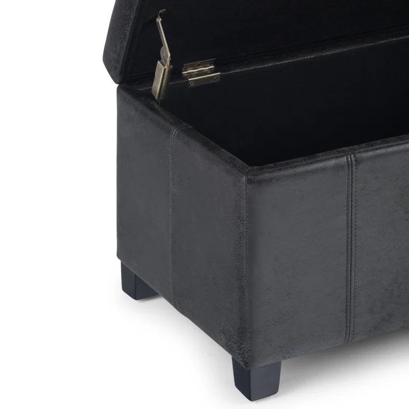 Simpli Home Dover Storage Ottoman Bench,Assembled