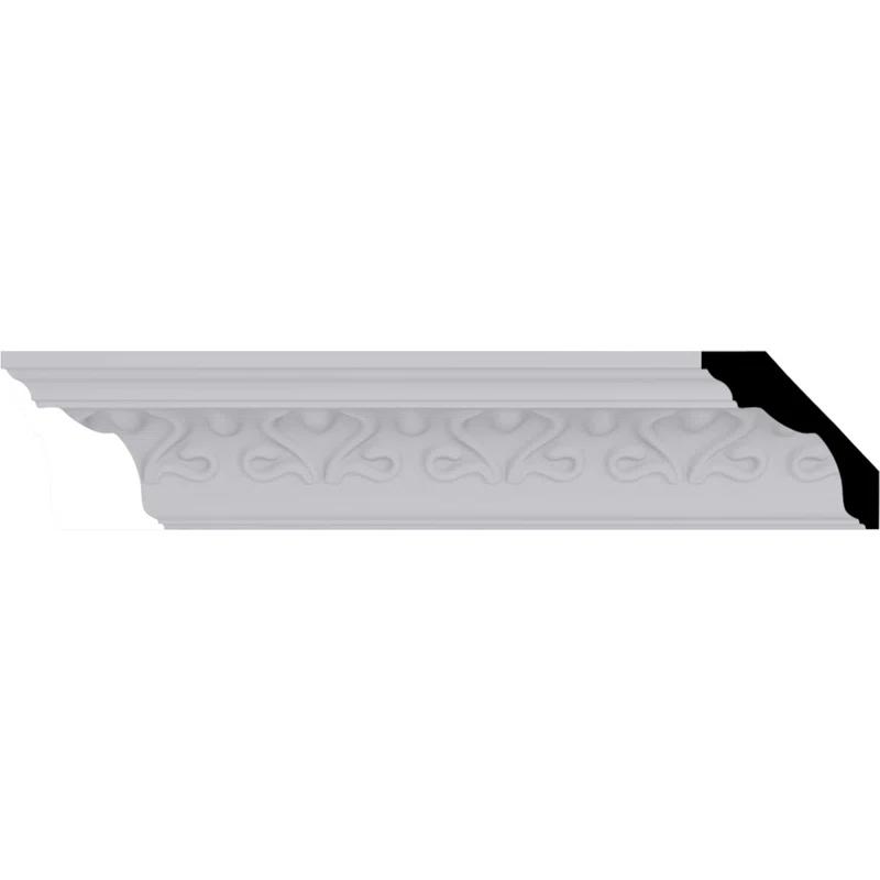 Ekena Millwork 3 1/8"H x 3 1/8"P x 4 1/2"F x 94 1/2"L Read Crown Moulding